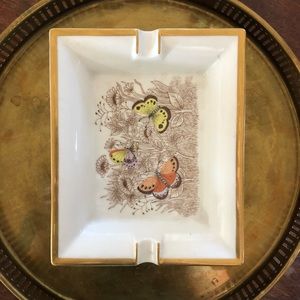 Vintage porcelain butterfly ashtray